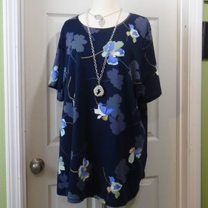 CROFT & BARROW - Floral Classic Tee 100% Cotton~!